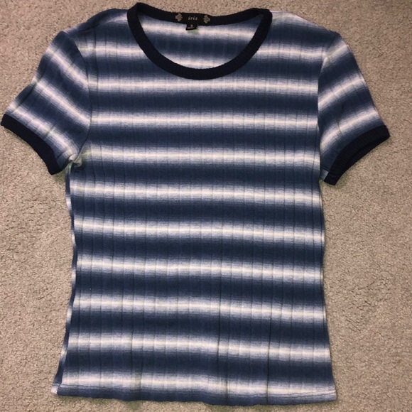 Blue stripped tee - Picture 1 of 2